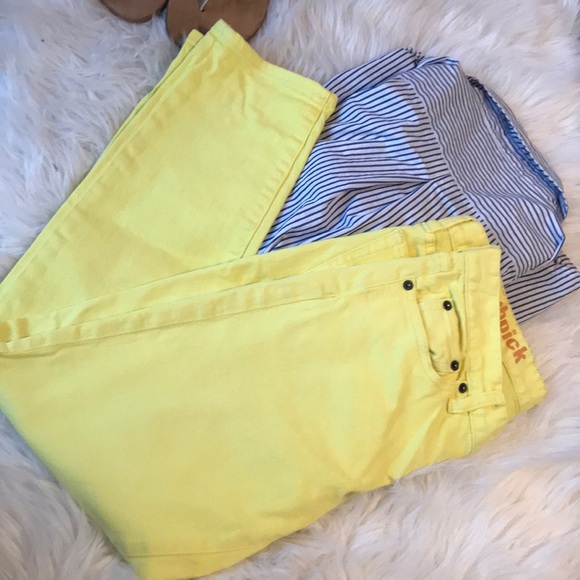 J. Crew Denim - Lemon Yellow J. Crew Jeans 🍋🍋🍋